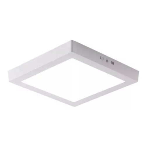 Foco Panel Plafón Led 18w Cuadrado Sobrepuesto Luz Fría