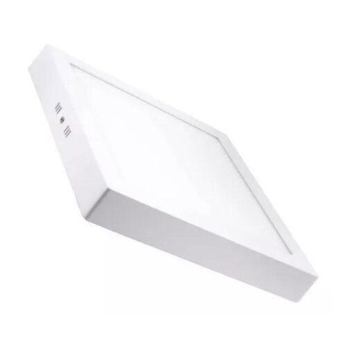 Foco Panel Plafón Led 18w Cuadrado Sobrepuesto Luz Fría