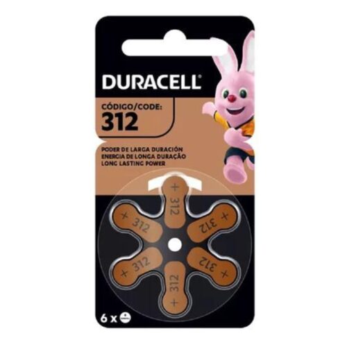 Duracell Pila Audífono Tamaño 312 Blíster 6 unidades