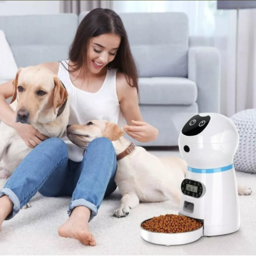 Dispensador Robot Automático De Alimento Para Mascotas